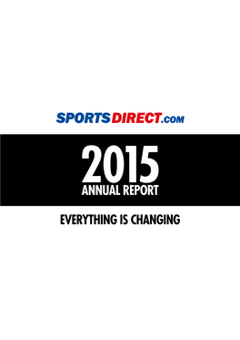 Everything Is Changing Sports Direct Fitness