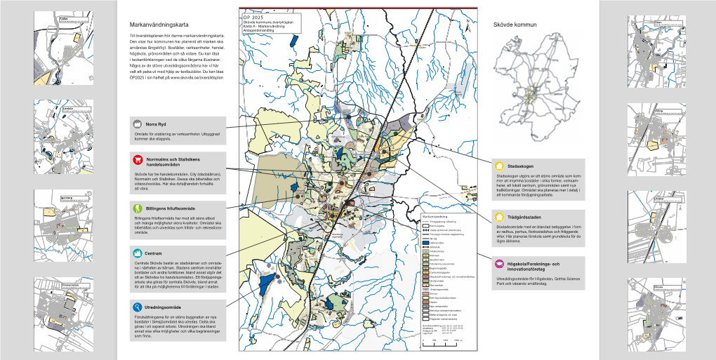 Markanvändningskarta Skövde Kommun