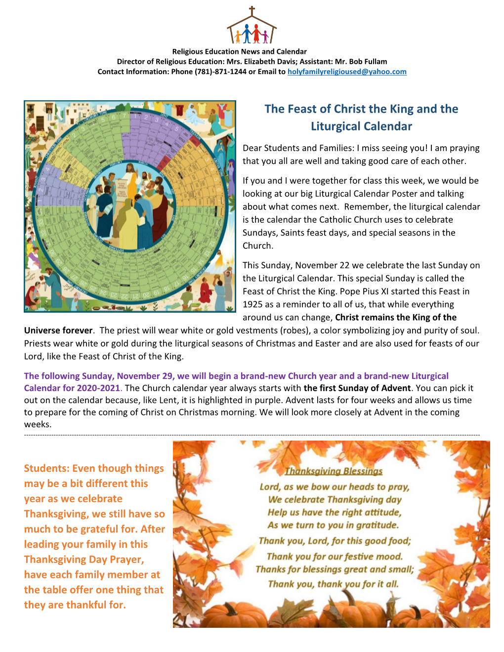 The Feast of Christ the King and the Liturgical Calendar DocsLib