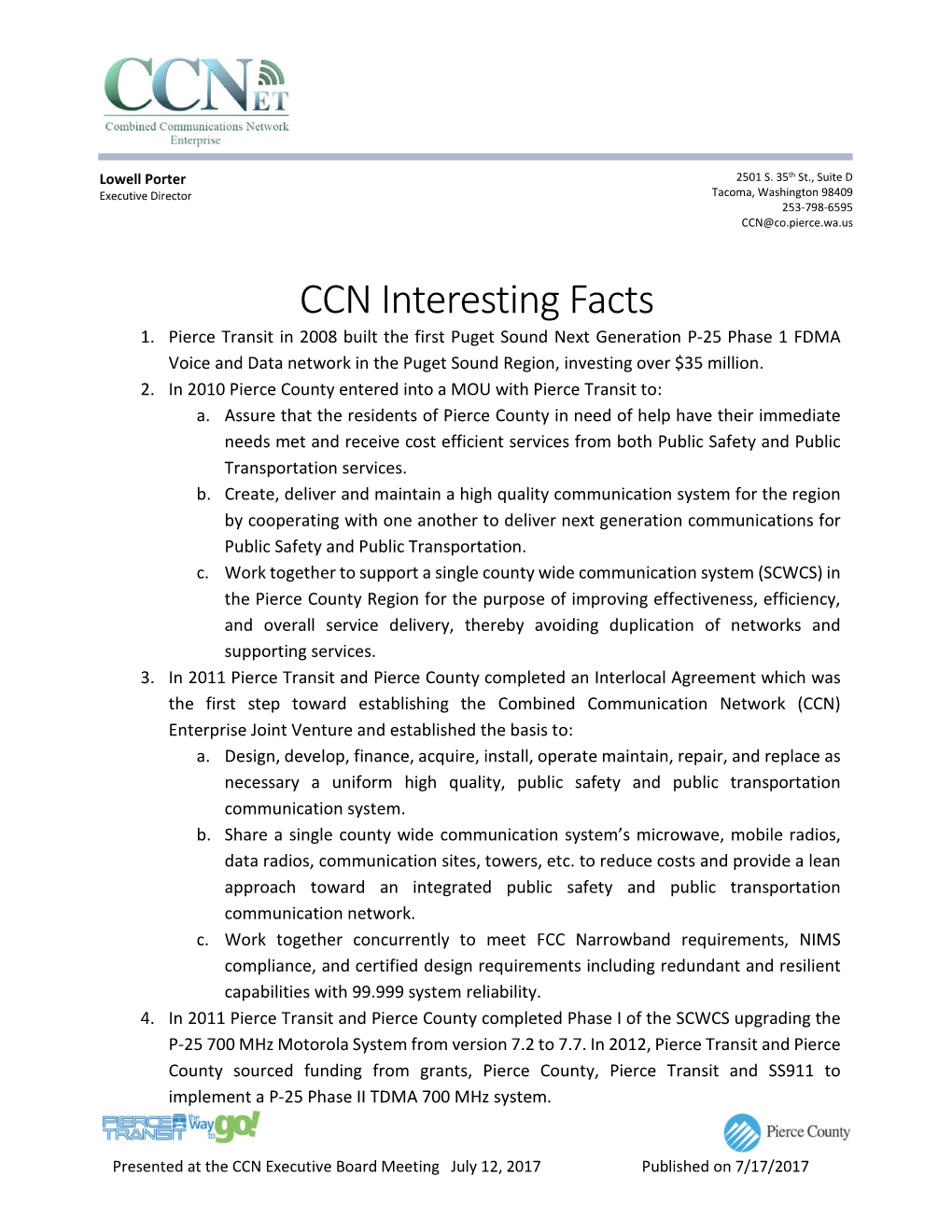 CCN Interesting Facts 1