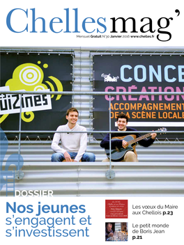 Nos Jeunes Vous Présentent Aux Chellois P.23 20Leurs Meilleurs1 Vœux6 2016 S’Engagent Et Le Petit Monde De Boris Jean S’Investissent P.21