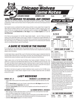 Chicago Wolves Game Notes CLEVELAND at CHICAGO OCTOBER 24, 2018 11 A.M