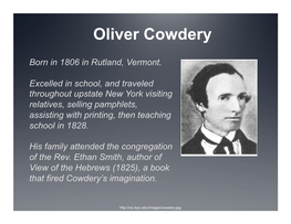 Oliver Cowdery