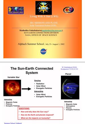 The Sun-Earth Connected System