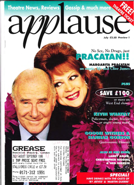 Applause Magazine's Exclusive Theatre Club and Show and Event Offers