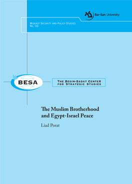 E Muslim Brotherhood and Egypt-Israel Peace Liad Porat