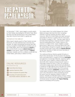 The Path to Pearl Harbor