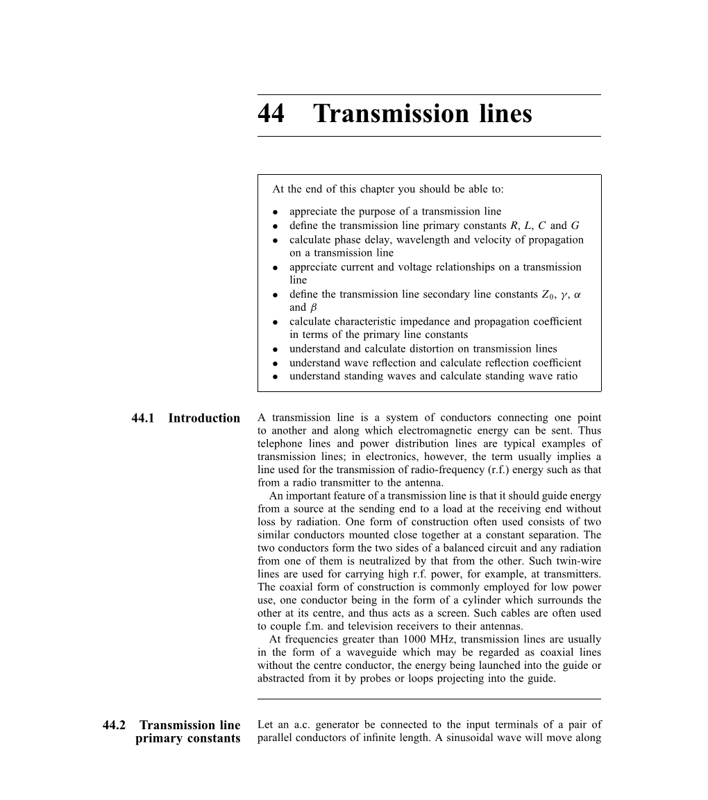 44 Transmission Lines