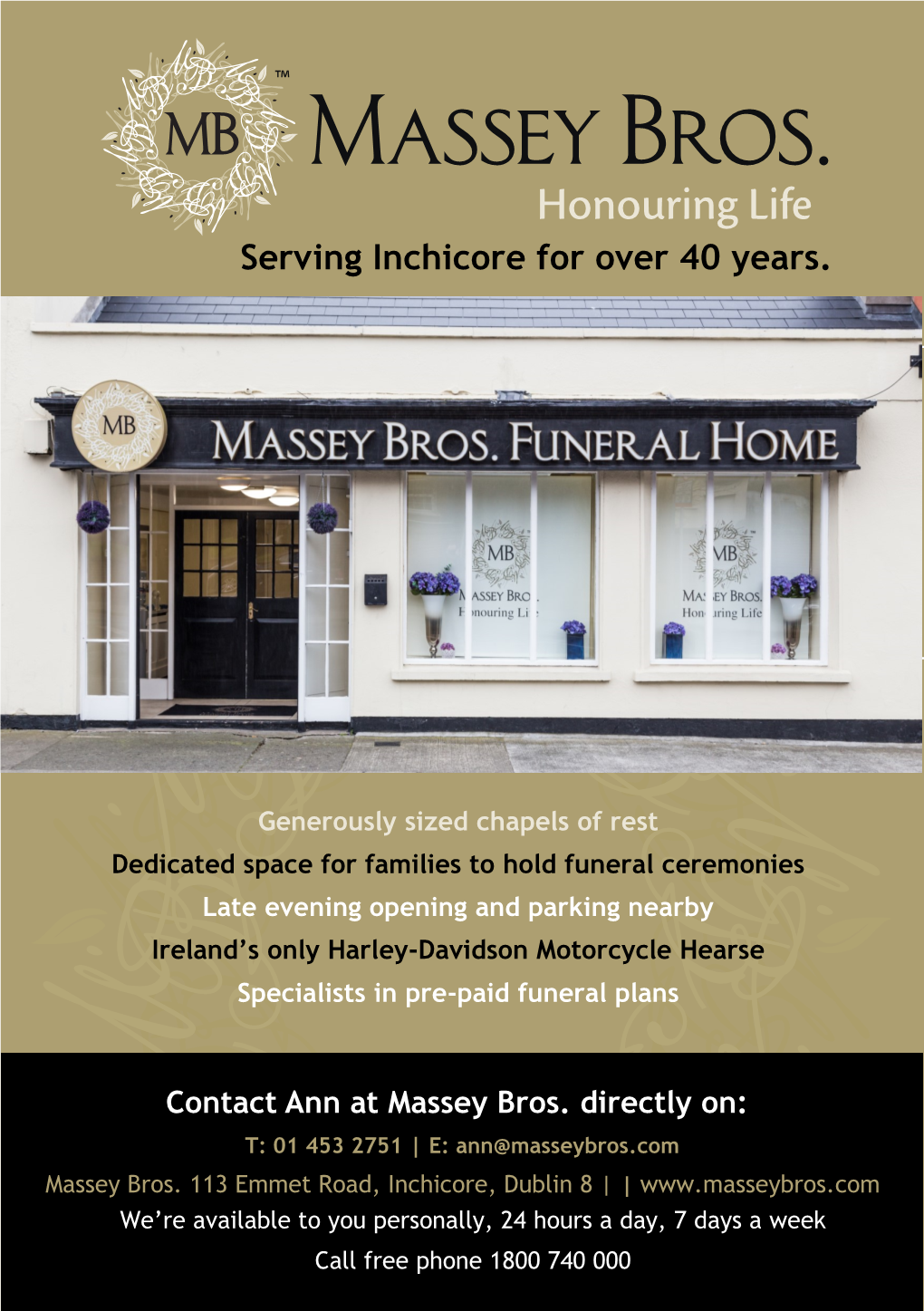 Serving Inchicore for Over 40 Years