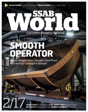 SMOOTH OPERATOR Kiruna Wagon Takes Swedish Steel Prize with Energy-Saving Ore Dumper