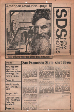 San Francisco State Shut Down