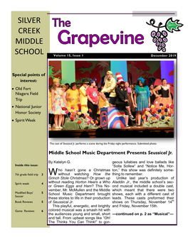 SILVER CREEK MIDDLE SCHOOL Volume 15, Issue 1 December 2019