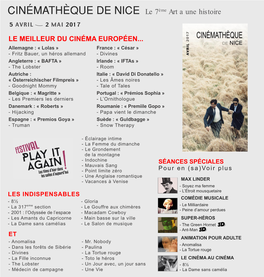 Cinematheque De Nice