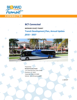 Transit Development Plan, Annual Update 2018 – 2027