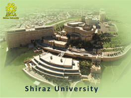 Shiraz University Shiraz Fars Province (Shiraz Capital) Shiraz & Iran
