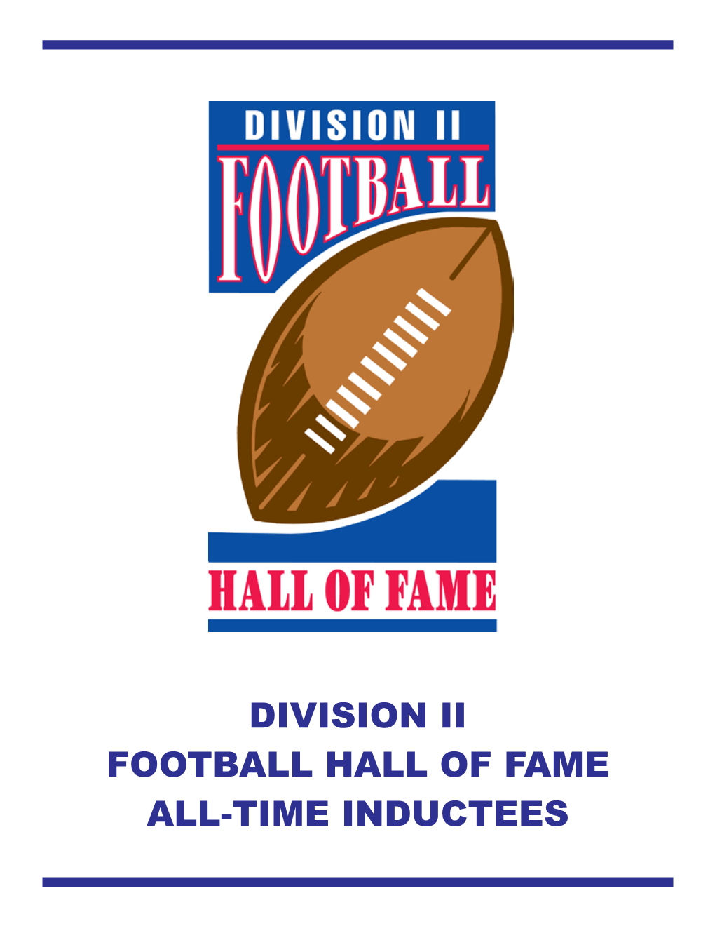 Division Ii Football Hall of Fame AllTime Inductees DocsLib