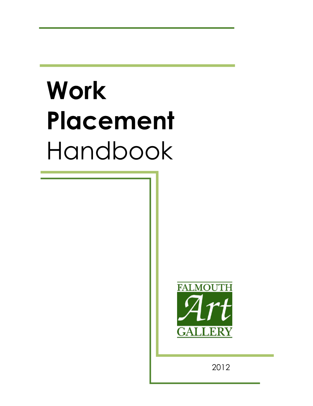 Work Placement Handbook