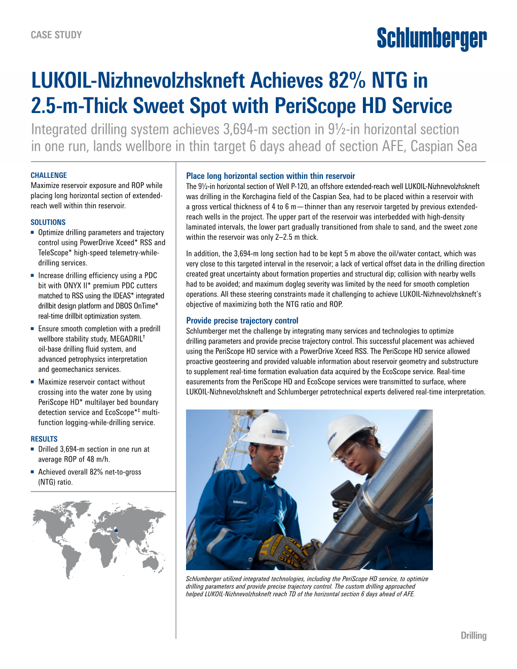 Periscope HD Service Helps Lukoil Achieve 82% NTG in 2.5-M-Thick