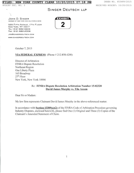 Filed: New York County Clerk 10/20/2015 07:18 Pm Index No