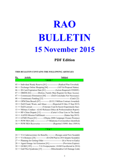Bulletin 151115 (PDF Edition)