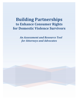 Building Partnerships to Enhance Consumer Rights for Domestic Violence Survivors