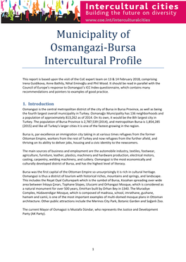 Municipality of Osmangazi-Bursa Intercultural Profile