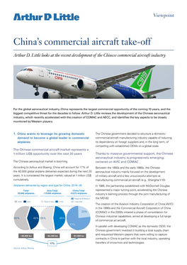 China's Commercial Aircraft Take-Off
