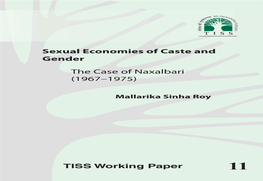 TISS Working Paper the Case of Naxalbari (1967–1975)