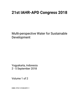 21St IAHR-APD Congress 2018
