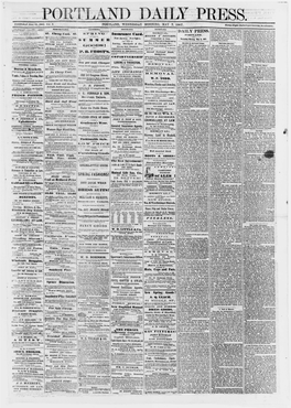 Portland Daily Press: May 08,1867