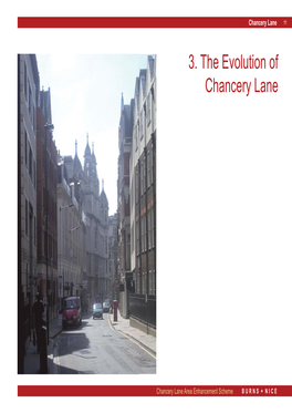 The Evolution of Chancery Lane