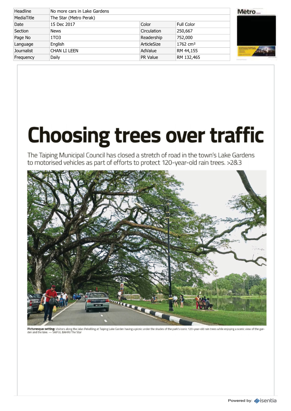Hoosing Trees Over Traffic