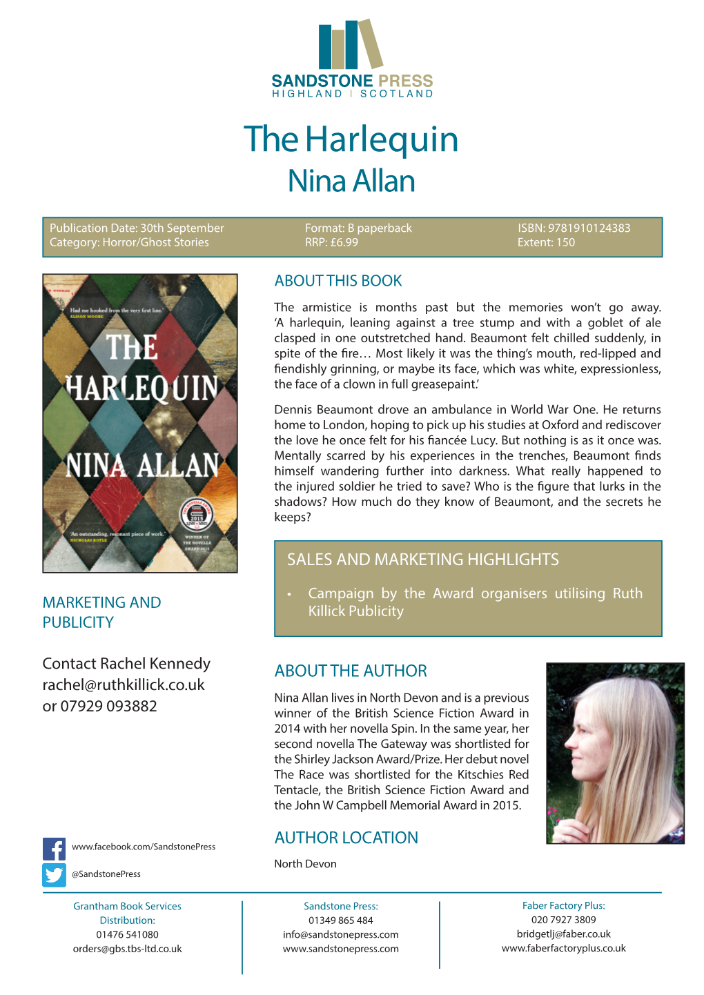 The Harlequin Nina Allan