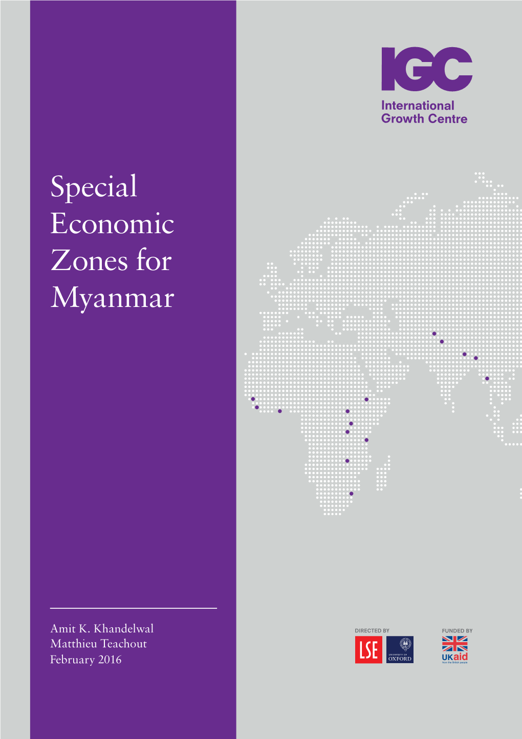 Special Economic Zones (Sezs) in Myanmar