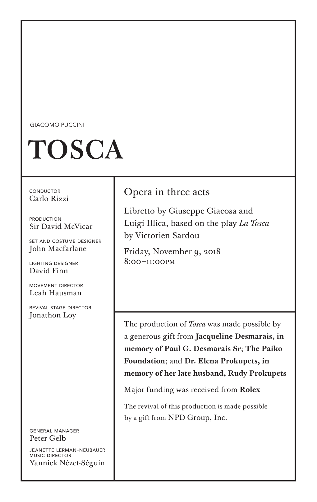 11-09-2018 Tosca Eve.Indd