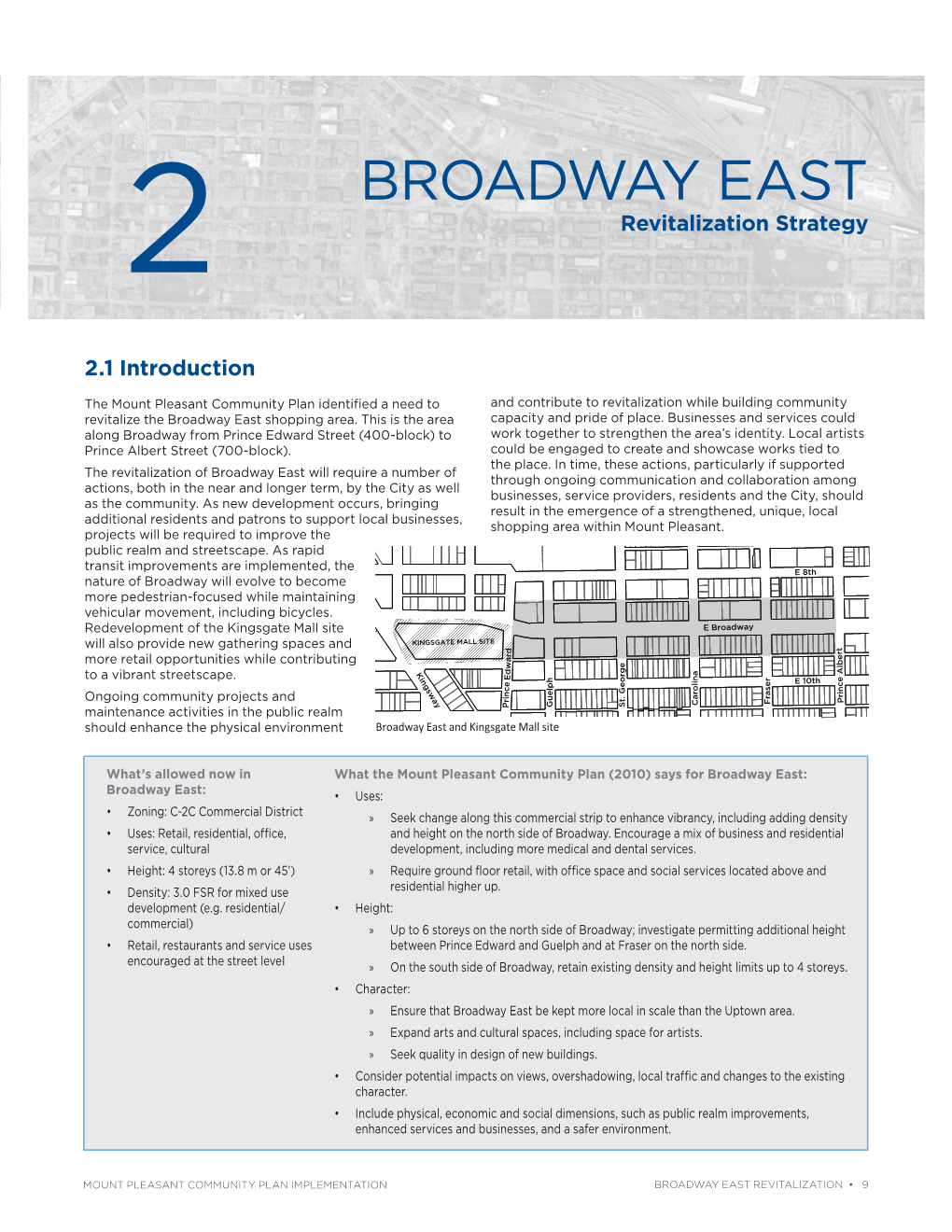 BROADWAY EAST 2 Revitalization Strategy