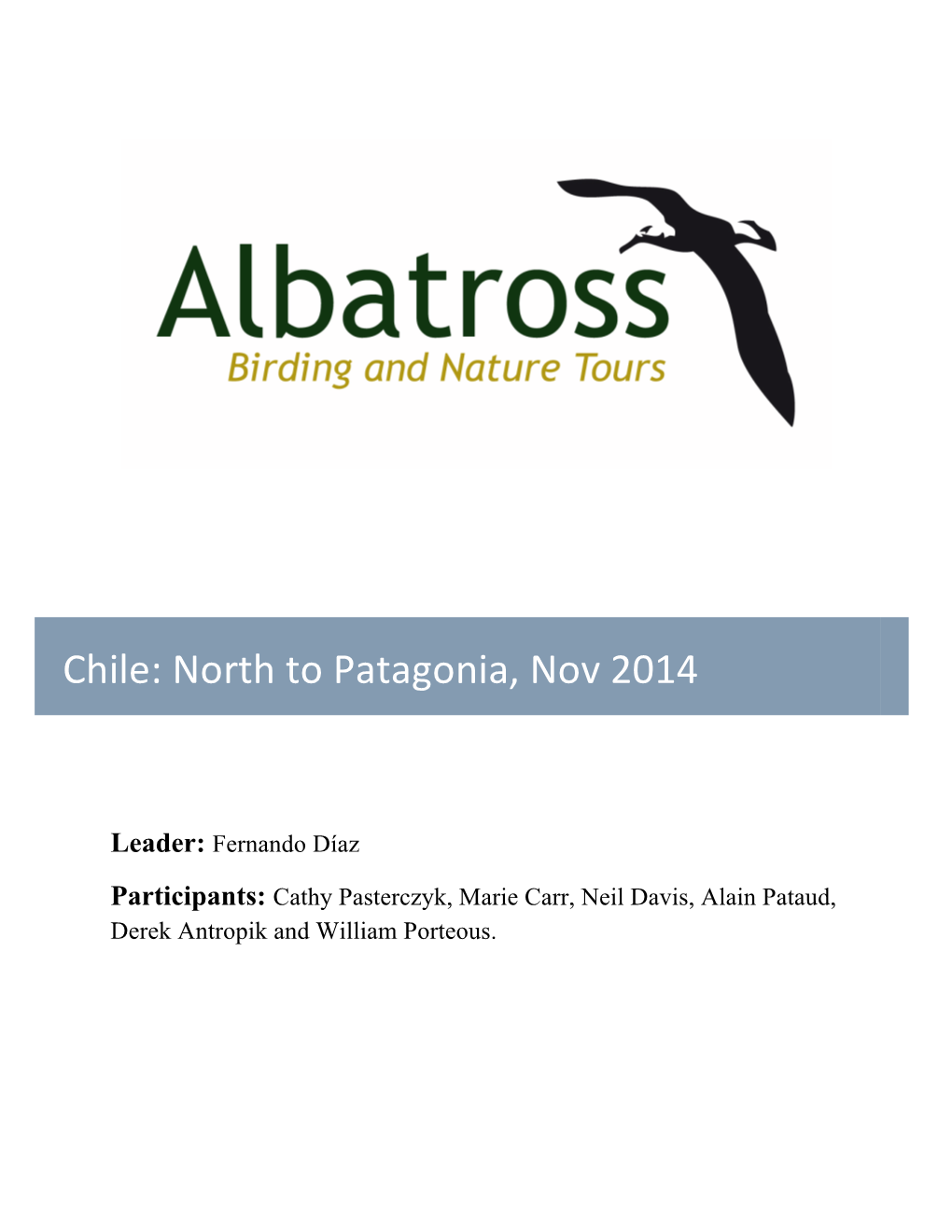 Chile: North to Patagonia, Nov 2014