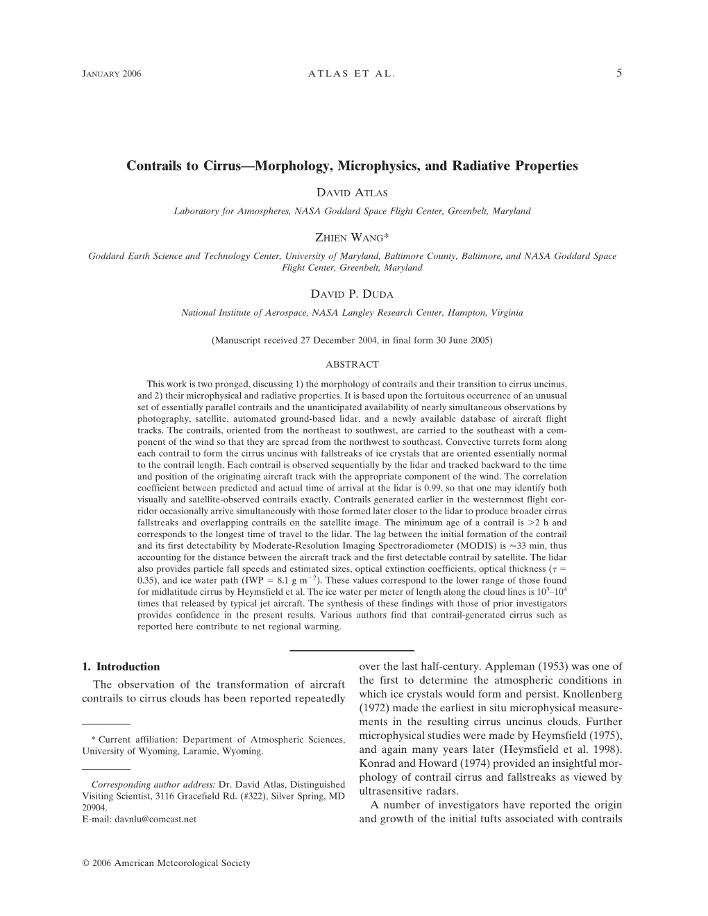 Contrails to Cirrus—Morphology, Microphysics, and Radiative Properties