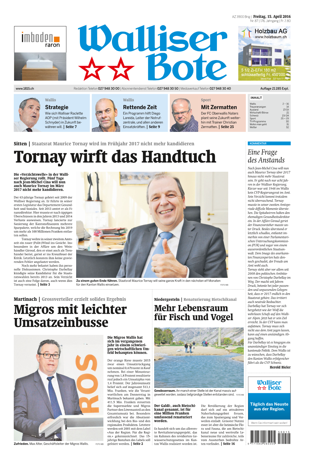 Tornay Wirft Das Handtuch