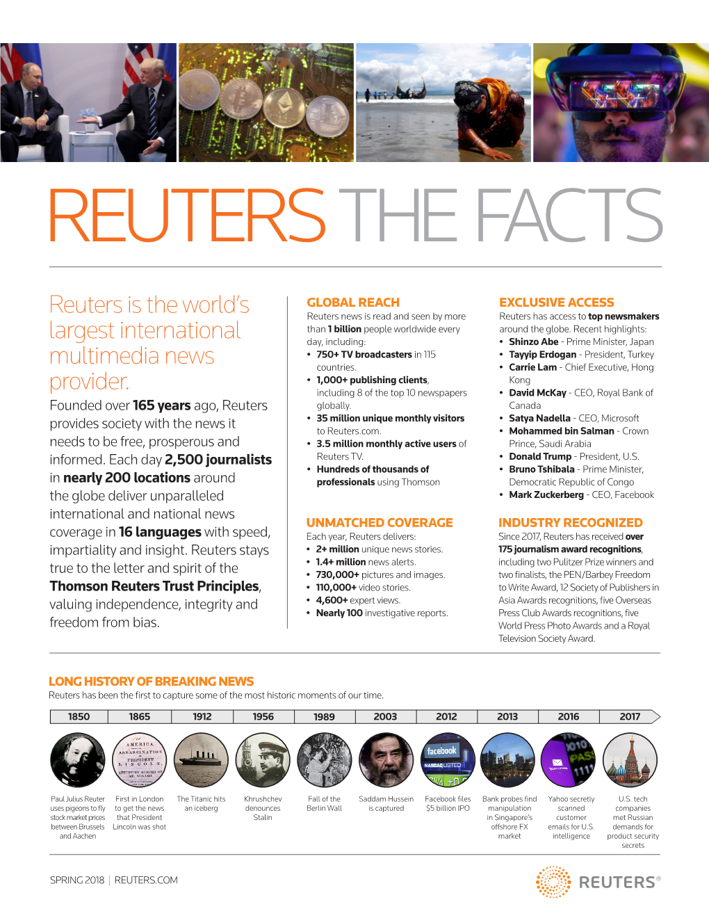 Reuters Is the World's Largest International Multimedia News