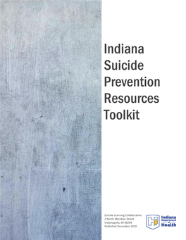 Indiana Suicide Prevention Resources Toolkit