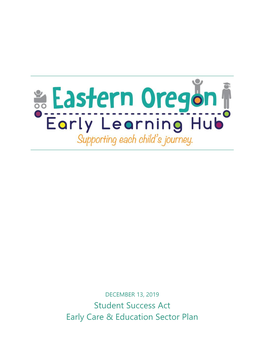 Student Success Act Early Care & Education Sector Plan