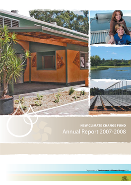 NSW CLIMATE CHANGE FUND Annual Report 2007-2008