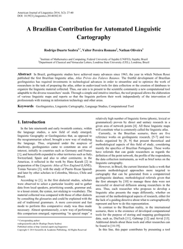 Geolinguistics, Linguistic Cartography, Language Studies, Computational Tool