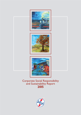 Corporate Social Responsibility and Sustainability Report 2015