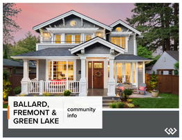 Ballard, Fremont & Green Lake