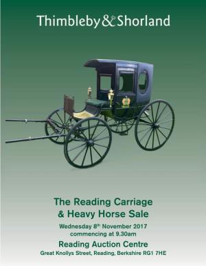 The Reading Carriage & Heavy Horse Sale