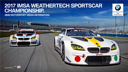 2017 Imsa Weathertech Sportscar Championship