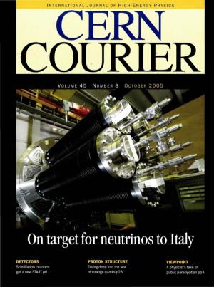 On Target for Neutrinos to Italy
