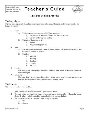The Iron-Making Process